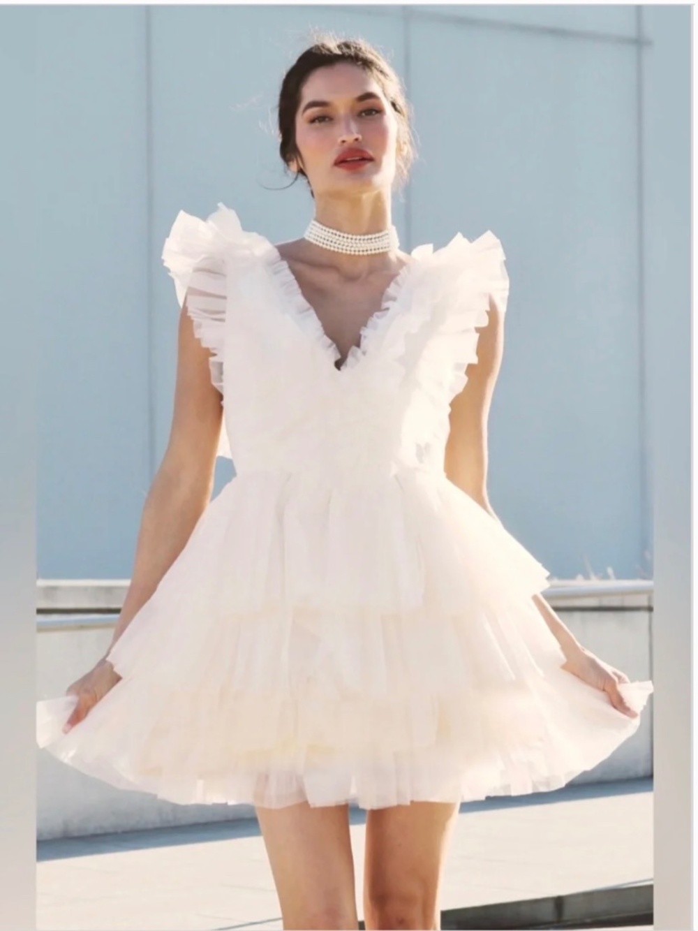 NWOT MABEL TULLE TO BE GOOD TRUE MINI DRESS S
